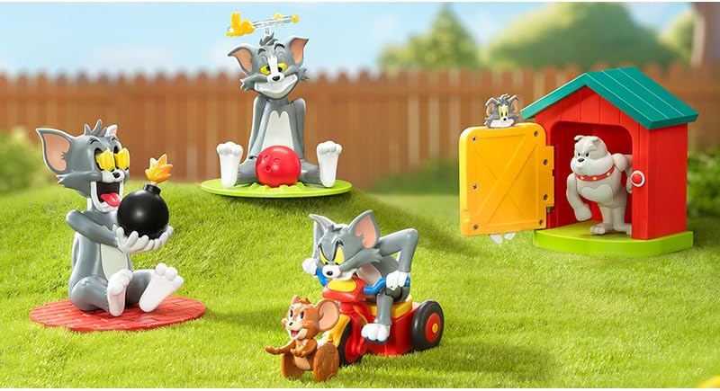 🐱 Tom & Jerry Pull Back Tricycle Toy | Funny Racing Action Figure | Kids Cartoon Collectible | Pull & Go Toy | Multiple Designs & Colors