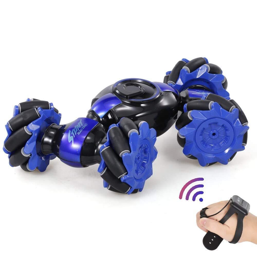 🚗 360° RC Stunt Twist Car | Gesture & Remote Control Drift Car | 4WD Double-Sided Off-Road Racing Car with Mecanum Wheels | Rechargeable | Multiple Colors
