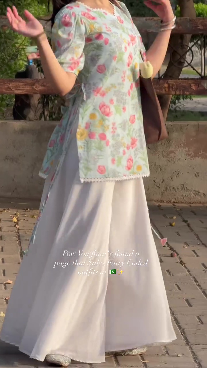 Women's Floral Printed Wrap Style Kurta with Farshi Palazzo Set | Elegant Ethnic Co-Ord Suit for Casual, Festive & Office Wear | XS-XXL