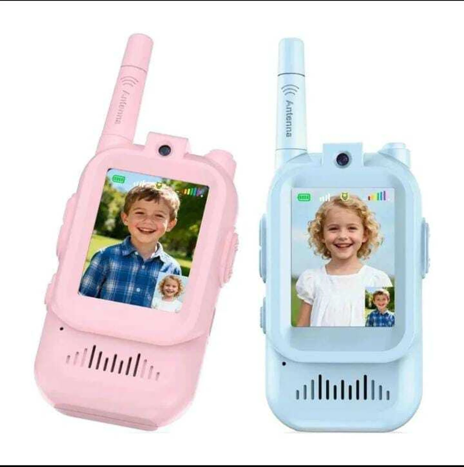 📱 Kids Rechargeable Walkie Talkie with Camera | HD Photo & Video Toy Phone | Long Range Two-Way Radio | Educational Outdoor Adventure Toy | Multiple Colors