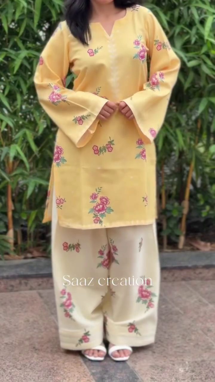 Elegant Blue Floral Kurta Patiala Set for Women 💙🌸 | Traditional Ethnic Printed Suit | Punjabi Style Comfort Wear | XXS–XXL Available